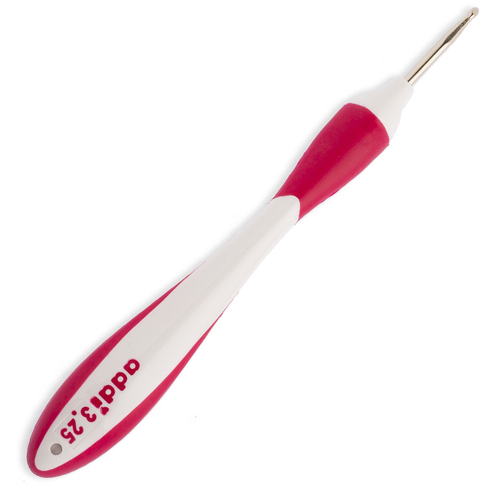 Addi Swing 3.25mm 16cm Crochet Hook with Ergonomic Handle 1407 Hobiumyarns
