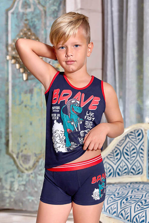 Berrak 5361 Boys' Boxers Set Navy 78 Years Old Hobiumyarns